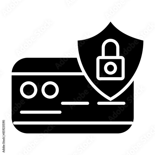 Secure Payment Glyph Icon