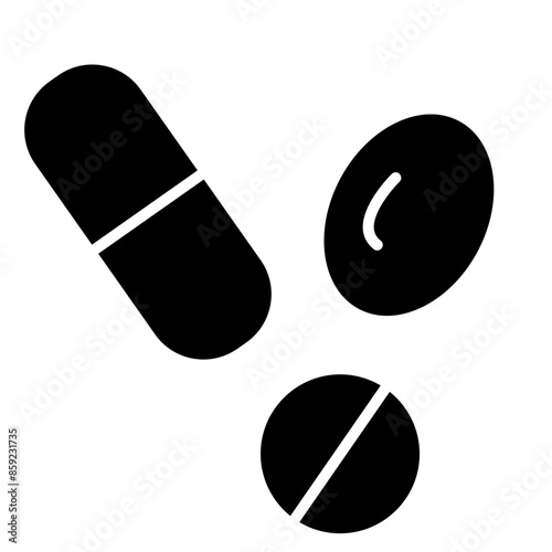 Capsules Glyph Icon