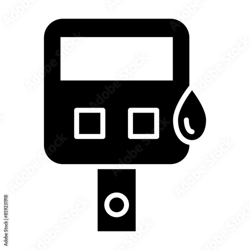 Glucometer Glyph Icon