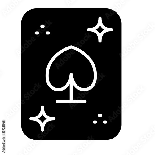 Magic Card Glyph Icon