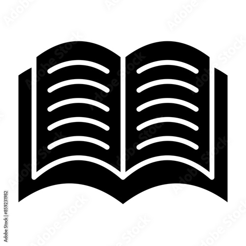 Book Glyph Icon