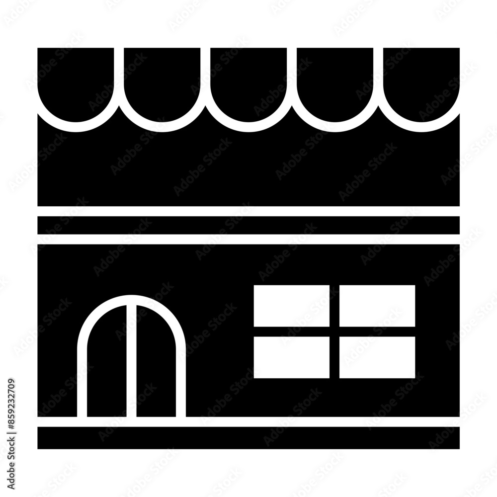 Shop Glyph Icon