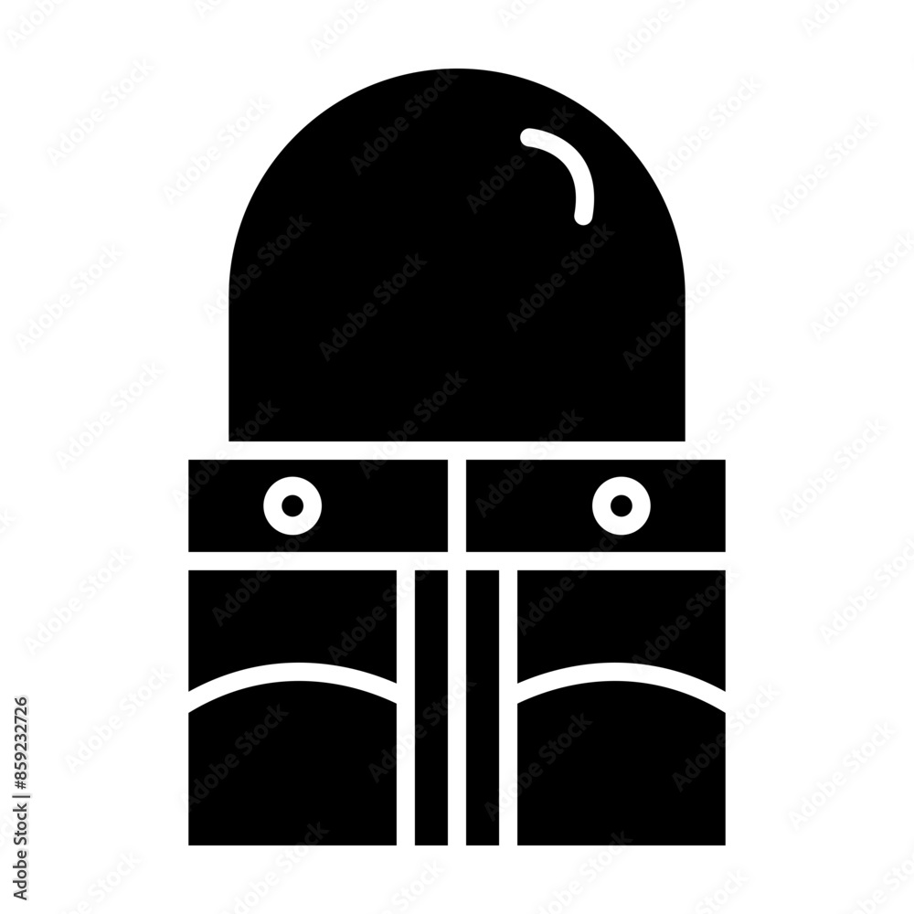 Dressing Room Glyph Icon Dressing Room Glyph Icon