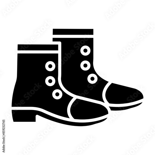 Boot Glyph Icon