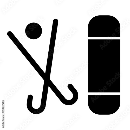 Sport equipment Glyph Icon