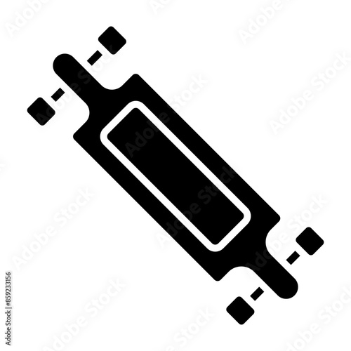 Longboard Glyph Icon