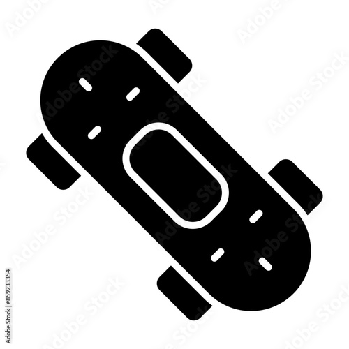 Skateboard Glyph Icon