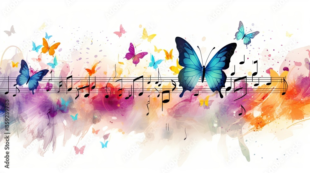 abstract background with butterflies abstract background with butterflies