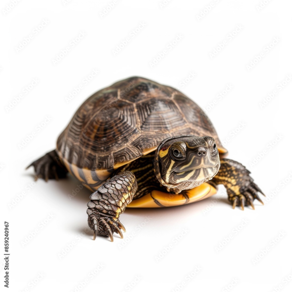 a Turtle isolated on white Background a Turtle isolated on white Background