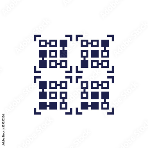 pattern recognition, data analysis concept, vector design