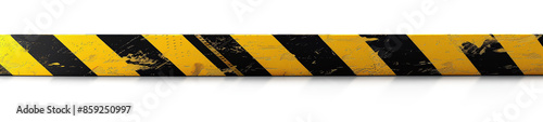 Wallpaper Mural Black and yellow stripes isolated on white and transparent background Torontodigital.ca