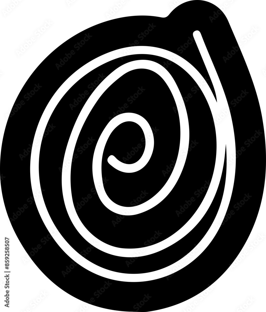 spiral vector silhouette spiral vector silhouette