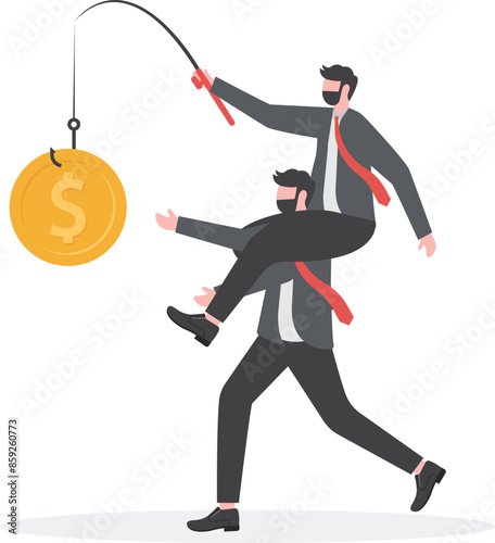 Foto covetousness business, business concept illustration, web page, social media des