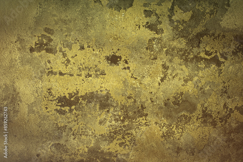 Ancient weathered vintage wall with pattern of moss