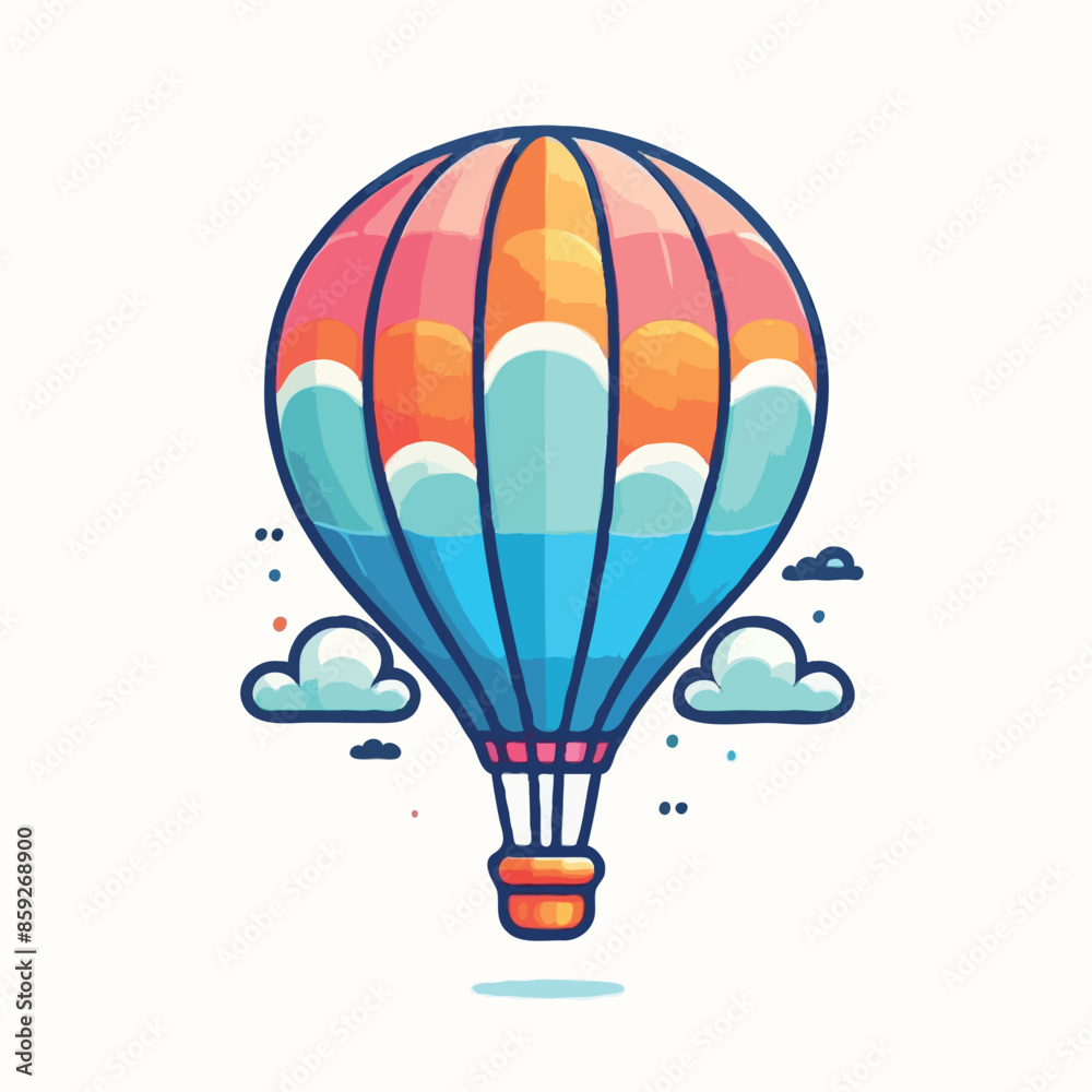 Fototapeta premium hot air ballon