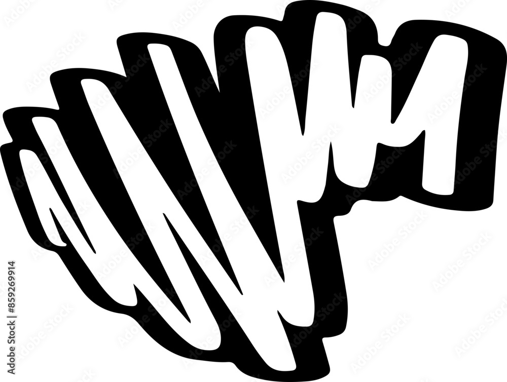 Scribble Vector Silhouette. Graffiti. Marker. Scribble Vector Silhouette. Graffiti. Marker.