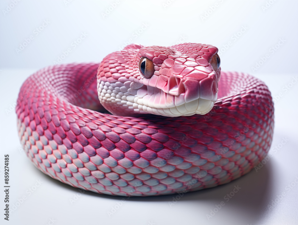 Obraz premium a snake on an isolated background