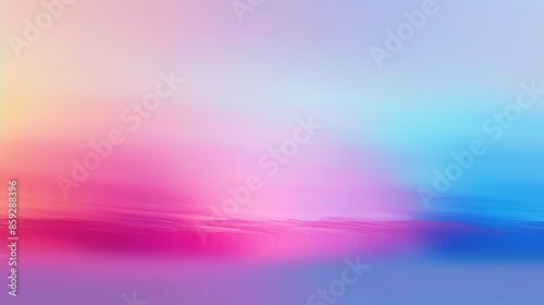 Abstract Blurred Gradient Background in Pink and Blue