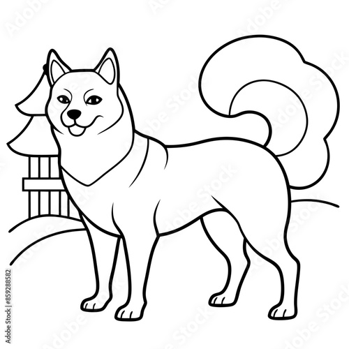 Dog breeds coloring pages