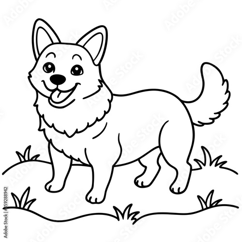 Dog breeds coloring pages