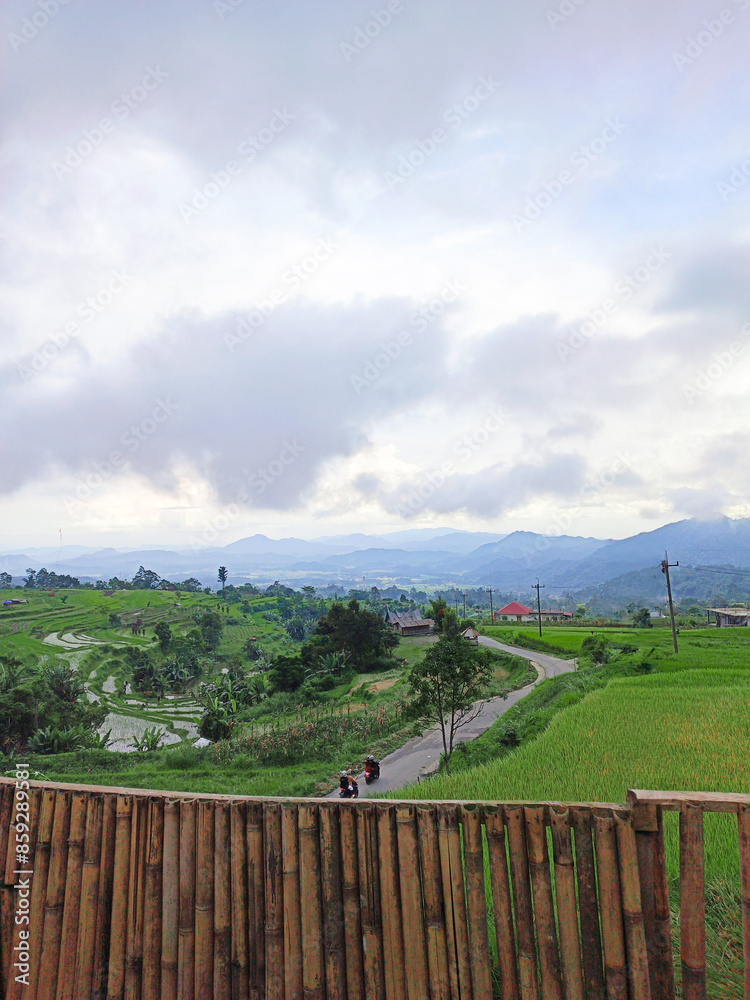 The most beautiful village in the world with beautiful views of green rice fields is immortalized in Nagari Tuo Pariangan, Indonesia The most beautiful village in the world with beautiful views of green rice fields is immortalized in Nagari Tuo Pariangan, Indonesia