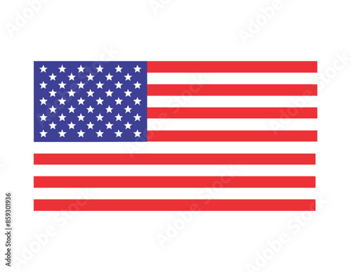 vector american flag for independence day