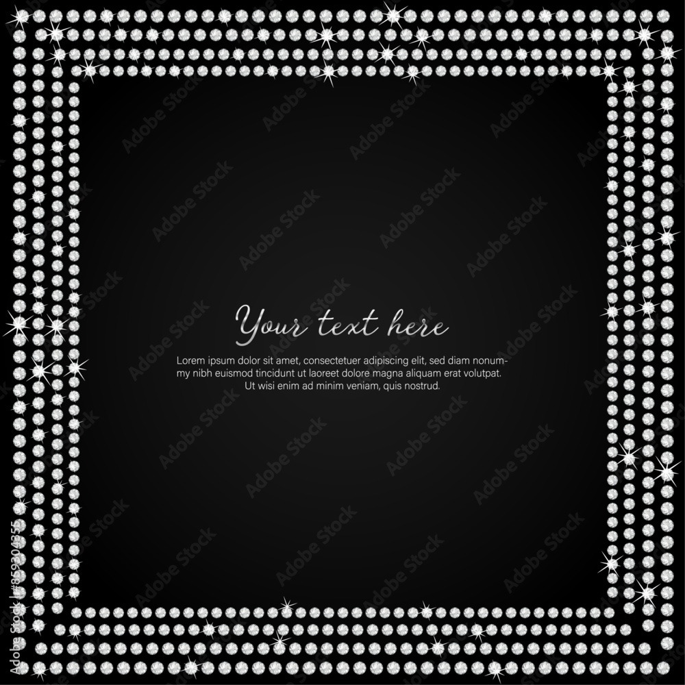 Silver diamonds background design with space for your text. Silver diamonds background design with space for your text.