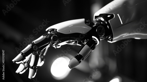 The future is here. Introducing the new AI-powered robotic hand. photo