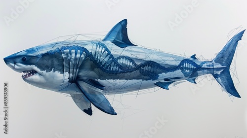 Genetic Elegance of the Great White