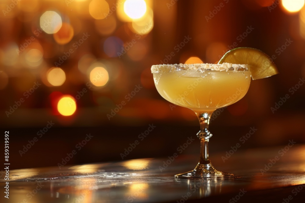 the most elegant, the most beautiful, delicous Margarita cocktail, elegant, Close-up View the most elegant, the most beautiful, delicous Margarita cocktail, elegant, Close-up View