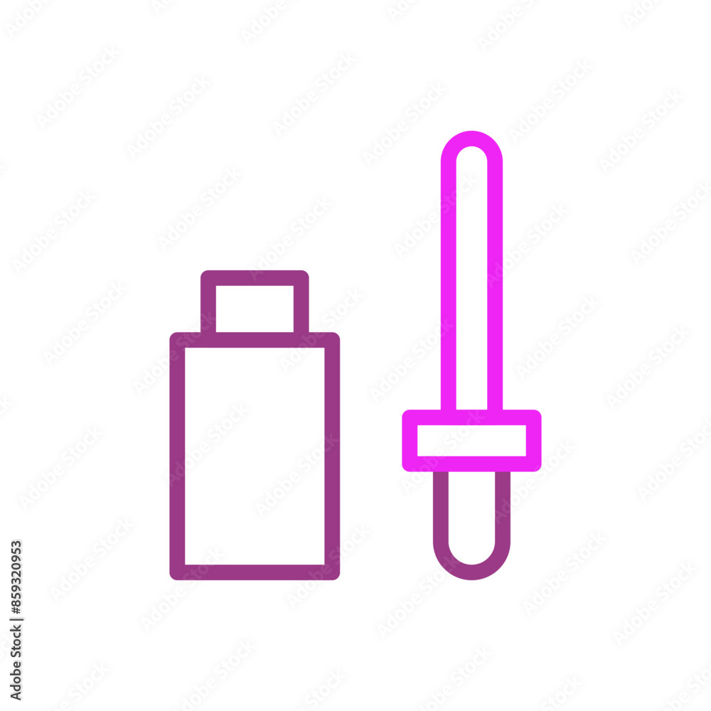 Beauty cloth icon duocolor pink Beauty cloth icon duocolor pink