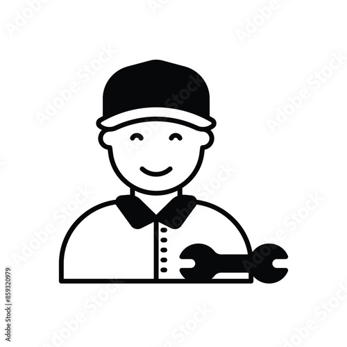 Plumber vector icon
