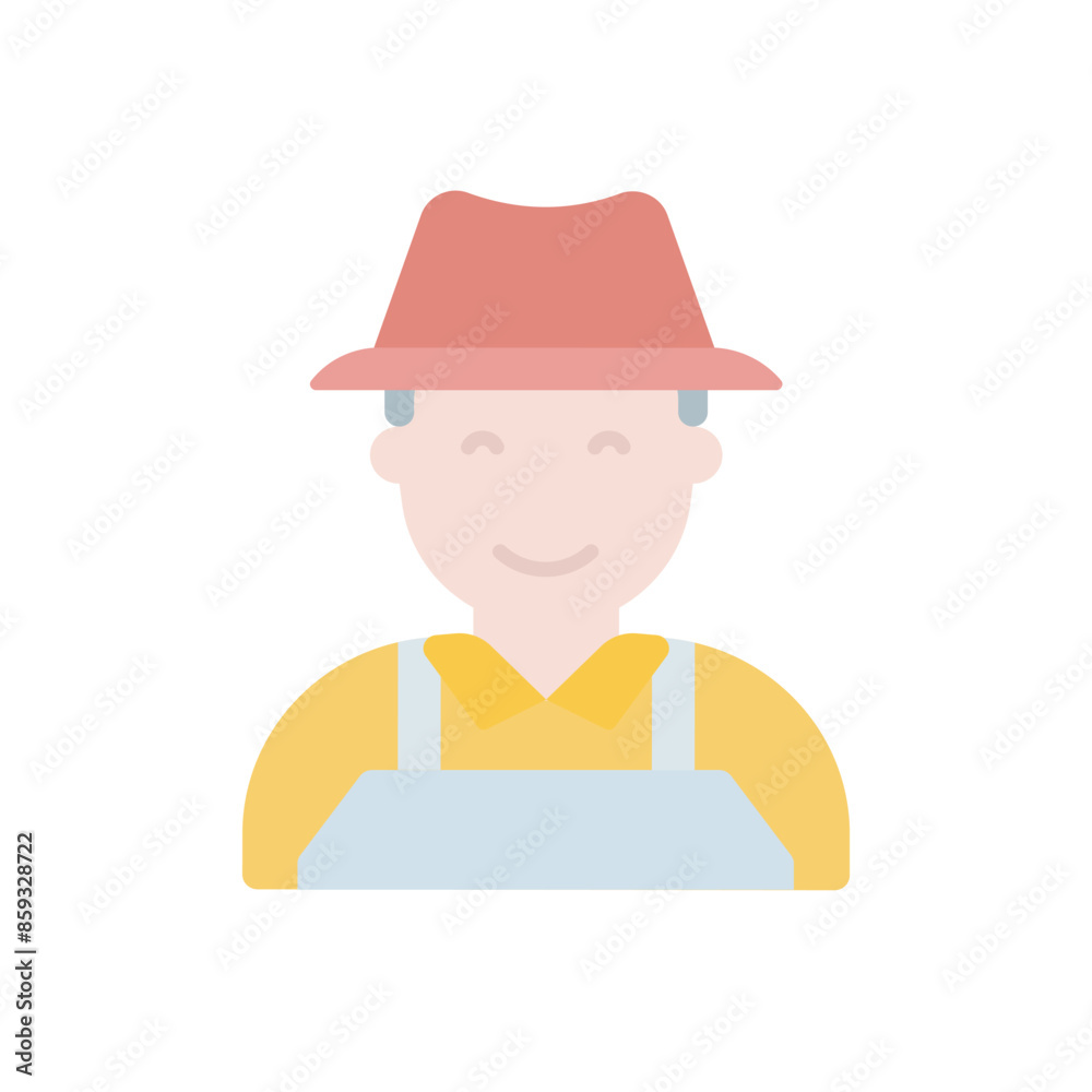 Gardener vector icon Gardener vector icon
