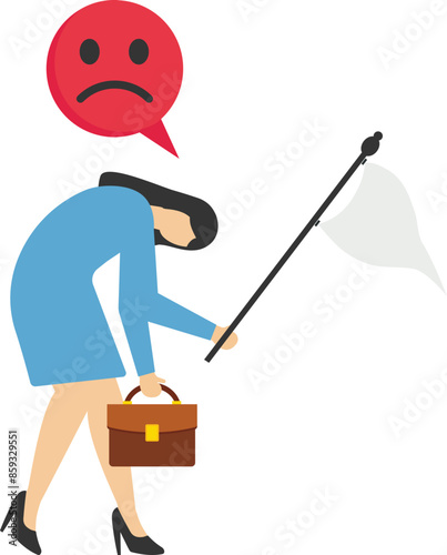 concept of giving up or surender on business battle, time to quit or quit failed company, sad businessman waving white flag metaphor of giving up or giving up on work and business.

