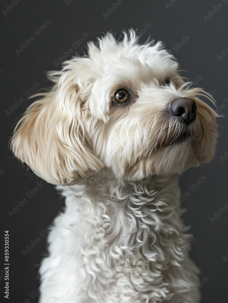 Young white dog poses that embody the grace and charm of this breed, appealing to both pet lovers and photographers alike. Young white dog poses that embody the grace and charm of this breed, appealing to both pet lovers and photographers alike.