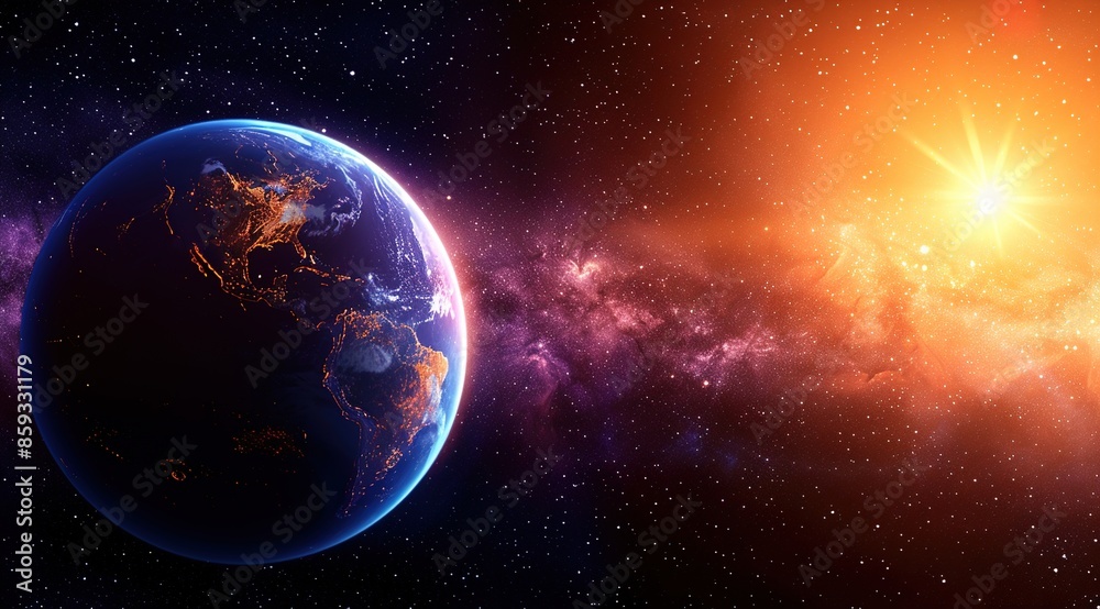 earth and sun earth and sun