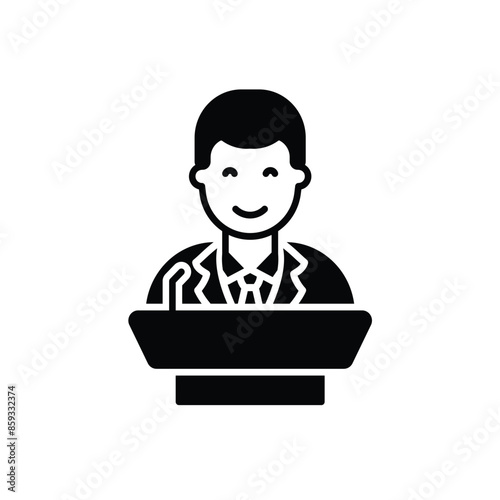 Politician vector icon