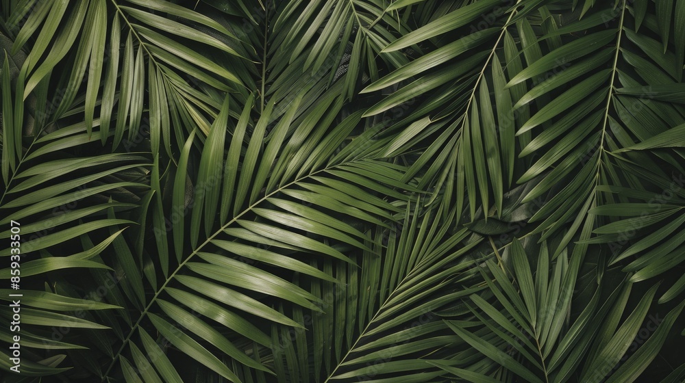 Palm leaf patterns create tropical, serene vibes, perfect for home decor, textiles, and lifestyle branding