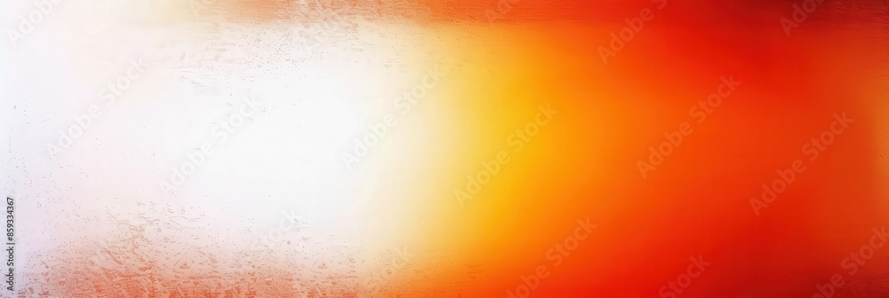 Abstract Gradient Background of White, Yellow, and Orange Colors