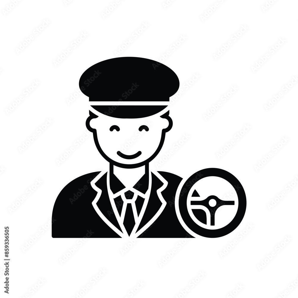 Driver vector icon