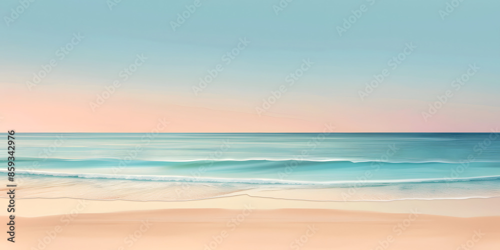 Gradient background transitioning from ocean blue to sandy beige, evoking the tranquility of the beach, ideal for summer products or coastal decor Gradient background transitioning from ocean blue to sandy beige, evoking the tranquility of the beach, ideal for summer products or coastal decor