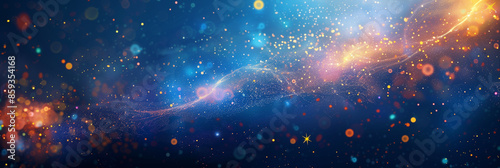 Galáxia com nebulosa e estrelas no espaço. Fundo do espaço sideral. Fundo da galáxia