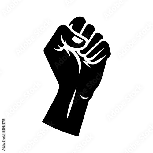raised fist hand