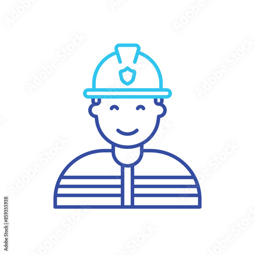 Firemen vector icon