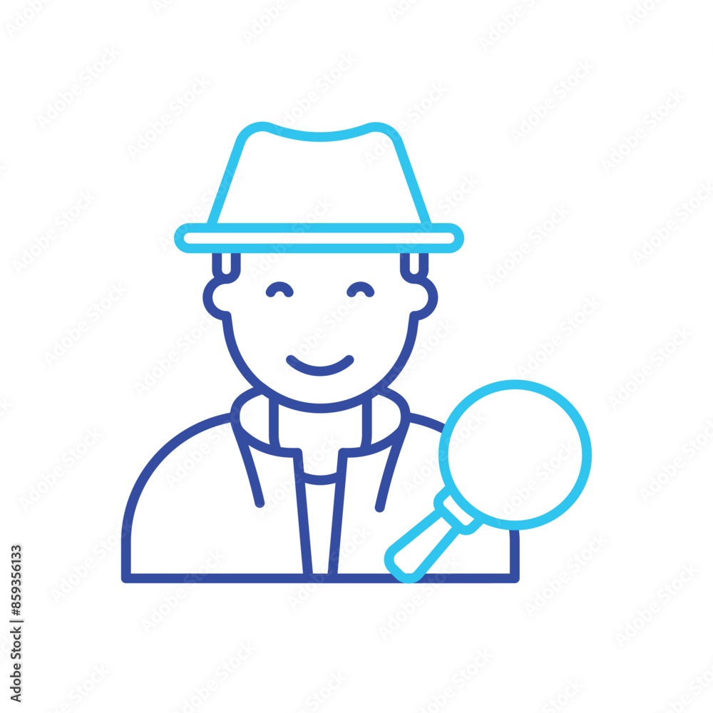 Detective vector icon Detective vector icon