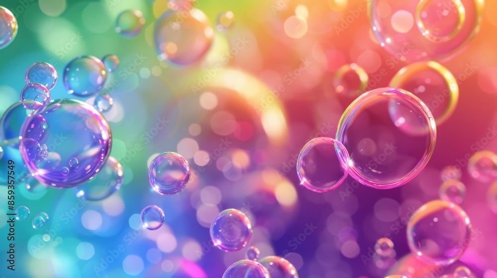 Cheerful design with abstract background, bubbles, and vibrant colors for a contemporary and artistic look Cheerful design with abstract background, bubbles, and vibrant colors for a contemporary and artistic look