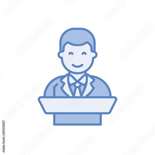 Politician vector icon