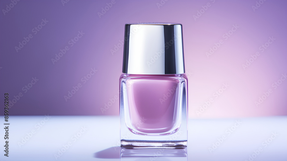 Dark Lilac Nail Paint, Product Photography Dark Lilac Nail Paint, Product Photography