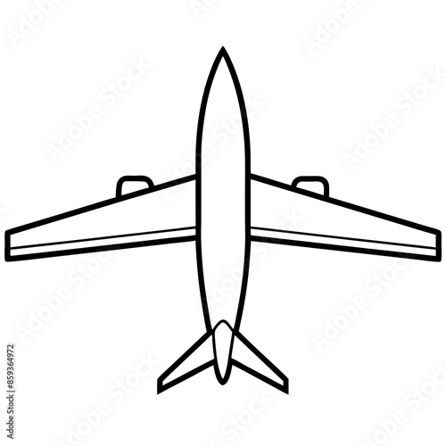 vector illustration of a Aeroplan 