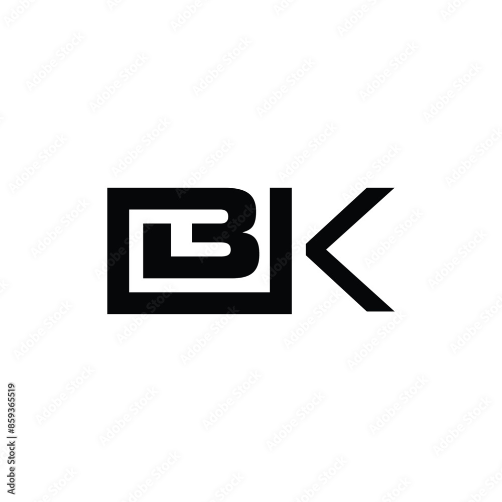 Letter BK Simplicity Icon Modern Business Creative Design Logo Letter BK Simplicity Icon Modern Business Creative Design Logo